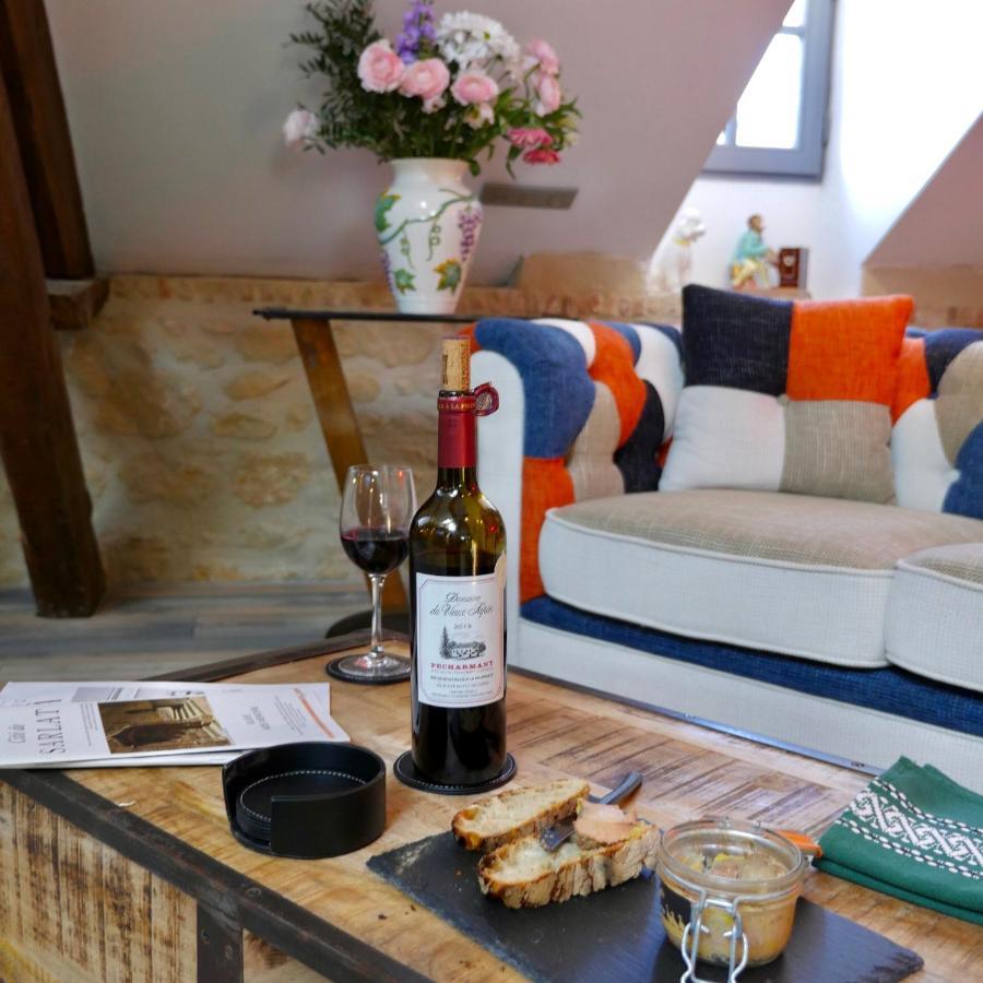 In Sarlat Luxury Rentals, Medieval Center - Loft Stella Matutina -2p-ascenseur-climatisation Extérieur photo