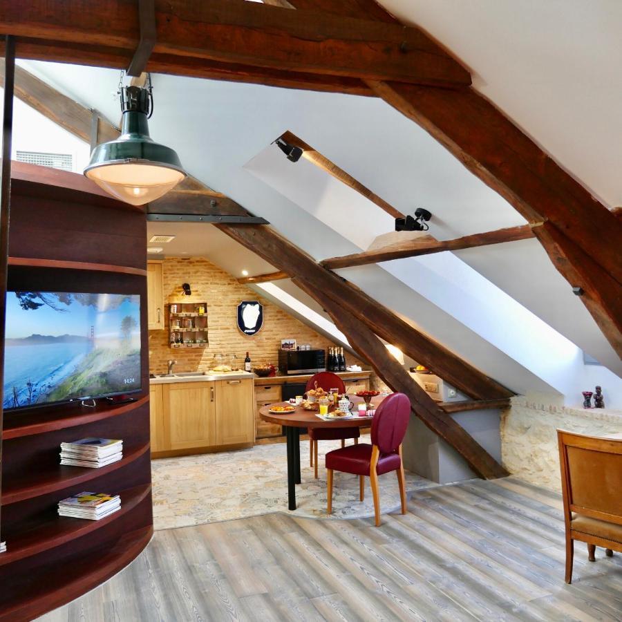 In Sarlat Luxury Rentals, Medieval Center - Loft Stella Matutina -2p-ascenseur-climatisation Extérieur photo